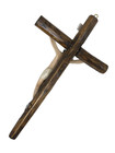 Wooden Wall Crucifix 20   Cristo Jesus Resin  crucifijo