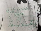 Louis Armstrong Autographed Promotional - 8 X 10