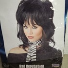 Rock Star Wig Collection Bad Reputation Baddie Adult Black Wig California Costum