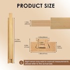 Wood Drawer Slides8 Inches Bottom Mount Replacement  Solid 1 L002 17 72  