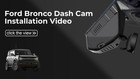 Mangoal Front 4k   Rear 1080 Dash Oem Look Cam Custom For Ford Bronco 2021-2026