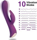 Rabbit Thrusting Rotation Dildo G-spot Vibrator Clit Massager Sex Toys For Women