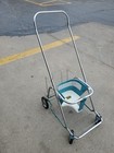 Vintage Genuine Taylor Tot Stroller Metal With Wood Seat 1950s-60s  Decorative 