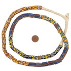 Antique Venetian Millefiori African Trade Beads  16493 10mm Ghana Multicolor