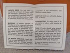 Vintage Instructions For Post Extractions Care Dental Pamphlet 