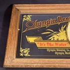 Olympia Beer Brewing Co Mirror Sign    it   s The Water    Man Cave 21 x15  Pub Bar