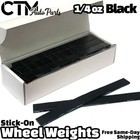6-box 1 4oz Black Balance Wheel Weights Stick-on Adhesive Tape Lead-free 54 Lbs