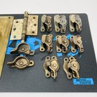 Antique Window Sash Lock Latch 8 Matching Pairs W  Spare Parts Misc Other Brass