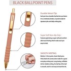 Linbsunne Ballpoint Pens Black Medium Point 1mm With Super Soft Grip Ball Poi   
