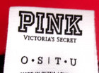 New victoria s Secret Pink Beanie Hat heather Black gray Dog Logo Os free Ship