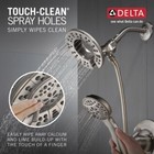 Delta Arvo Shower Rough   Trim Spotshield Brushed Nickel-certified Refurbished