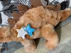      Fao Schwarz Glow Brights Brown Stegosaurus Plush Lights Sound  Dinosaur 10   