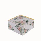 25 Gold 4  Party Favor Boxes Floral Printed Candy Gift Holders Events Supplies