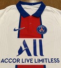 Paris Saint-germain White Nike 50th Anniversary Jersey Men s L - Slim Fit - Nwt