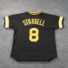Mitchell   Ness Pittsburgh Pirates Jersey Mens Large Black Willie Stargell  8