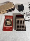 Texas Instruments Ti-30 Vintage Calculator With Case   Manual Vintage 1976