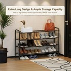 Shoe Rack long Shoe Organizer For Closet 4 Tier Shoe Storage For Entryway   W   