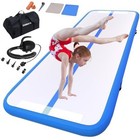  Inflatable Gymnastics Mat Air Track Tumbling 20ft 3 3ft 4in 6 1 0 1m  Blue