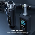 Wired To Wireless Microphone System Converter Transmitter Receiver Rechargeable
