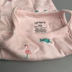 Carters Pink Flamingo Newborn One Piece Baby Girl Clothing