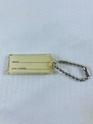 Vintage Transparent 2    Id Key Tag W chain Name  Address  Phone  Auto