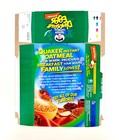 2007 Quaker Oatmeal Brown Sugar Dinosaur Eggs Cereal Box Kids Food Advertising