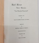 Red River New Mexico 1938 Tourism Booklet Laura R  Krehbiel