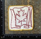 Vintage Canada Waving Country Flag Travel Souvenir Embroidered Patch 1970s Twill
