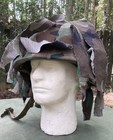 Usgi Helmet Scrim Handmade From M81 Woodland  Bdu   s    Repro    manchu Hair   