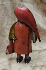New Primitive 10 5  Tall Santa Repurposed Metal Figurine Christmas