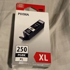 Genuine Canon 250xl Black High Yield Ink Cartridge New Sealed