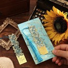 Vintage Metal Bookmark Hollow Art Design With Long Tassel Reading Gift