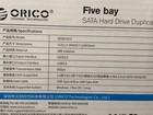 Orico 6558us3-c Five Bay Sata3 0 Hard Drive Duplicator Fast Speed 5g