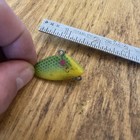 Vintage Old Fishing Lure Japanese  Boogie Fishable Green Yellow