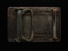 Nh05123 Vintage 1950s   suginami   Tokyo Japan Brasstone Belt Buckle