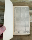 Vintage Blank Laborers Record Workmans Time Book Hourly Wage Record Ledger 1930s
