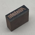 Vintage Printing Letterpress Printers Block Cut Allstate Insurance Good Hands