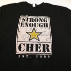 Vintage 1990 s Cher Strong Enough 1999 Tour Concert Long Sleeve T Shirt Mens Xxl