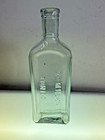 Dr Miles Tonic Antique Vintage Bottle Glass Medicine Clear 5c39