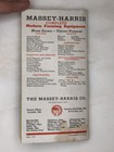 1930s Massey Harris No 33 Mower Horse Tractor Brochure Farm Advertising Vintage