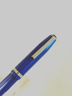 Blue Esterbrook Lj  icicle  Fountain Pen  Lever Filler  2968 Broad Nib Excellent