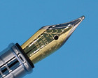 Majestic Jr Fountain Pen Chrome 22kt Gold Paua Shell Abalone Collector