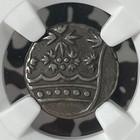  1720-1837  French India Pondichery 2 Fanon Ngc Xf45 Lot g263 Silver  Km 49