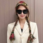 Colorful Print Long Scarf For Women Fashion Head Wrap Neck Shawl Sunscreen Veil