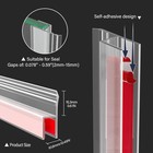 Raycity 10 Feet Shower Door Side Seal Strip  For 3 8  10mm Frameless Glass Do   