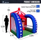6 5  6 5  9ft Inflatable Basketball Hoop Built-in Blower Quick-inflate Carnival