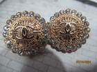 Chanel 2    Gold Tone   Cc Logo   22mm  Under 1   Buttons This Is For 2