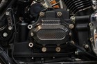 Carbon Fiber Transmission Side Cover For Harley Road King Glide Flhx Flhtk Flhr