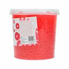 Tea Zone Strawberry Popping Pearls popping Boba b2053  7lbs  For Boba Tea
