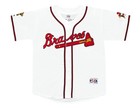 Chipper Jones Atlanta Braves 1995 World Series Home White Jersey Men s  l-xl 